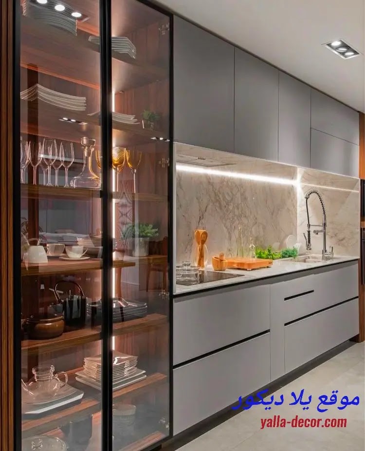 مطابخ 2024 اشكال مطابخ ألمونتال و أكريلك 2025